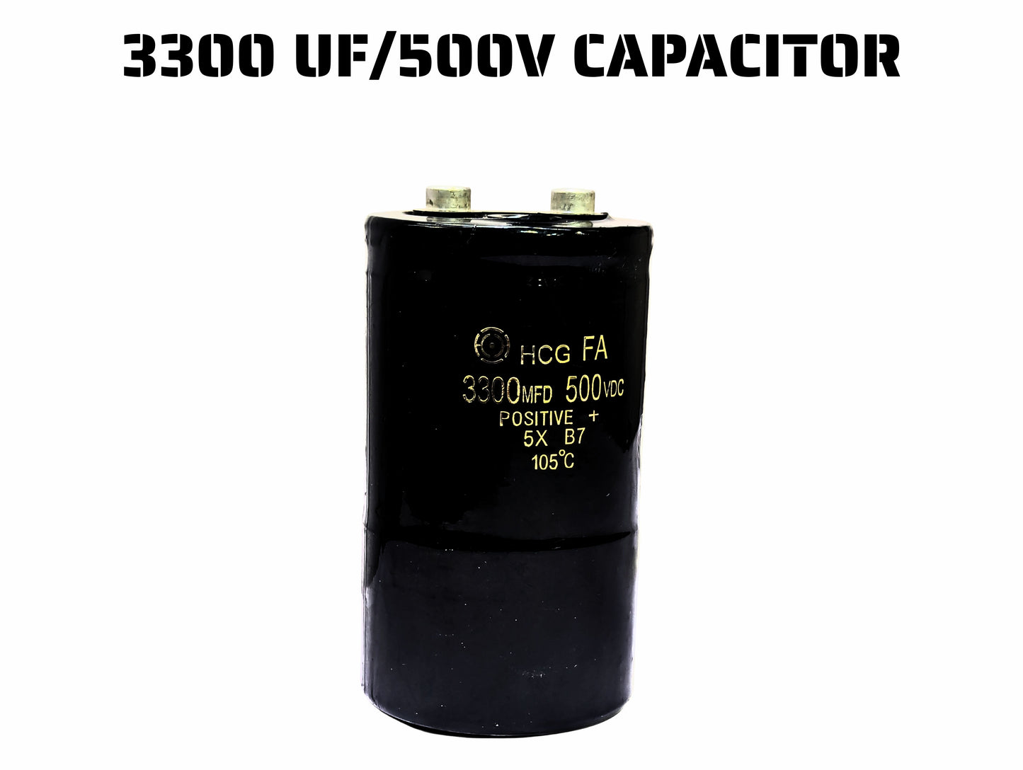 3300uF / 500V High Voltage Capacitor