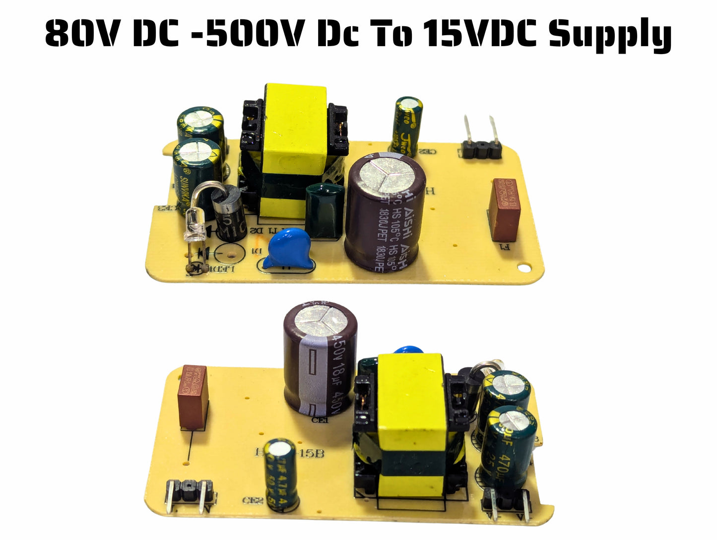 80V-500V DC to 15VDC Converter Board