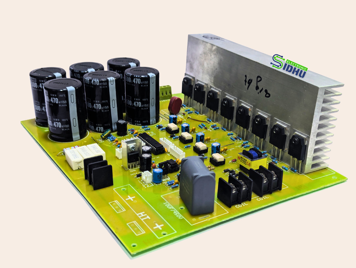 7KVA (A+) Inverter Board With 60n60 IGBT & 470UF/450V Capacitors