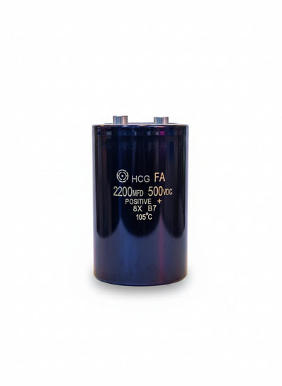 2200MFD 500VDC – HCG FA Series High-Voltage Screw Terminal Capacitor (105°C)