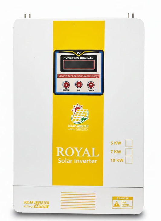 Royal Solar Inverter Body White & Yellow Design